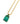 【ドイツ買付】ヴィンテージ SEIBOTH グリーン カボション ビジュー ネックレス/Vintage SEIBOTH Green Bijou Necklace