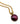 【ドイツ買付】ヴィンテージ SEIBOTH バーガンディー マーブル カボション ネックレス/Vintage SEIBOTH Burgundy Cabochon Necklace