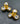 【ドイツ買付】ヴィンテージ SEIBOTH ゴールド クリアガラス イヤリング/Vintage SEIBOTH Gold Clear Clip On Earrings