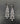 【フランス輸入】ヴィンテージ クリア ビジュー ピアス/Vintage Clear Bijou Post Earrings