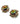 【アメリカ輸入】ヴィンテージ レインボー リヴォリストーン イヤリング/Vintage Rainbow Rivoli Stones Earrings