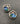 【ドイツ買付】ヴィンテージ SEIBOTH ブルーグリーン カボション イヤリング/Vintage SEIBOTH Blue Green Cabochon Clip On Earrings