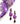 【ドイツ買付】ヴィンテージ SEIBOTH パープル ローズ イヤリング/Vintage SEIBOTH Purple Rose Clip On Earrings