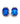 【ドイツ買付】ヴィンテージ SEIBOTH ブルー クリア ガラス イヤリング/Vintage SEIBOTH Blue Glass Clip On Earrings