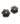 【ドイツ買付】ヴィンテージ SEIBOTH ガンメタル フラワー イヤリング/Vintage SEIBOTH Gunmetal Flower Clip On Earrings