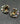 【USA輸入】ヴィンテージ FLORENZA クレセントムーン ビジュー イヤリング/Vintage FLORENZA Crescent Moon Bijou Clip On Earrings