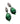 【ドイツ買付】ヴィンテージ SEIBOTH マーブルグリーン イヤリング/Vintage SEIBOTH Marble Green Clip On Earrings