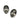 【ドイツ買付】ヴィンテージ SEIBOTH オーバル グレー ガラス イヤリング/Vintage SEIBOTH Oval Gray Glass Clip On Earrings