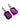 【ドイツ買付】ヴィンテージ SEIBOTH パープル クリア ガラス ピアス/Vintage SEIBOTH Purple Clear Glass Post Earrings