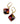 【ドイツ買付】ヴィンテージ SEIBOTH イリディセント オクタゴン ガラス ピアス/Vintage SEIBOTH Iridescent Octagon Glass Dangle Earrings