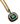 【USA輸入】ヴィンテージ エメラルドグリーン ビジュー エナメル ネックレス/Vintage Emerald Bijou Enamel Necklace