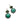 【ドイツ買付】ヴィンテージ SEIBOTH ジェード カボション ビジュー ピアス/Vintage SEIBOTH Jade Cabochon Post Earrings