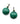 【ドイツ買付】ヴィンテージ SEIBOTH ジェード カボション ビジュー ピアス/Vintage SEIBOTH Jade Cabochon Post Earrings