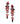 【ドイツ買付】ヴィンテージ SEIBOTH  レッド ビジュー ピアス/Vintage SEIBOTH Red Bijou Post Earrings (コピー)