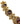 【USA輸入】ヴィンテージ SELRO ブロンズ トパーズ ビジュー ブレスレット/VINTAGE SELRO BRONZE TOPAZ BIJOU Bracelet