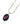 【ドイツ買付】ヴィンテージ SEIBOTH ディープパープル ガラス ネックレス/Vintage SEIBOTH Deep Purple Glass Necklace
