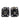 【ドイツ買付】ヴィンテージ SEIBOTH カーキグレー ブラック ガラス ボリュームチェーン イヤリング/Vintage SEIBOTH Khaki Black Glass Chain Clip On Earrings