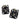 【ドイツ買付】ヴィンテージ SEIBOTH カーキグレー ブラック ガラス ボリュームチェーン イヤリング/Vintage SEIBOTH Khaki Black Glass Chain Clip On Earrings