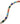 【USA輸入】ヴィンテージ WARNER マルチカラー カボション ブレスレット/Vintage WARNER Multicolored Cabochon Bracelet