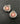【ドイツ買付】ヴィンテージ SEIBOTH  ピンク フォイルガラス イヤリング/Vintage SEIBOTH Pink Foiled Glass Clip On Earrings