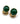 【ドイツ買付】ヴィンテージ SEIBOTH グリーン カボション イヤリング/Vintage SEIBOTH Green Cabochon Clip On Earrings