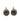【ドイツ買付】ヴィンテージ SEIBOTH コバルトブルー オクタゴン ピアス/Vintage SEIBOTH Cobalt Blue Octagon Post Earrings