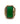 【チェコ買付】ヴィンテージ グリーン ガラス リング/Vintage Green Glass Ring