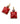 【ドイツ買付】ヴィンテージ SEIBOTH コーラルレッド カボション ピアス/Vintage SEIBOTH Red Cabochon Post Earrings