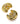 【ドイツ買付】ヴィンテージ SEIBOTH ゴールド クリアビジュー イヤリング/Vintage SEIBOTH Gold Clear Clip On Earrings