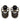 【ドイツ買付】ヴィンテージ SEIBOTH ブラック ガラス イヤリング/Vintage SEIBOTH Black Glass Clip On Earrings