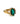 【USA輸入】ヴィンテージ エメラルド クリア ビジュー リング/Vintage Emerald Clear Bijou Ring