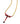 【ドイツ買付】ヴィンテージ SEIBOTH ガーネットレッド ガラス ネックレス/Vintage SEIBOTH Garnet Red Glass Necklace