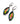 【ドイツ買付】ヴィンテージ SEIBOTH レインボー ガラス ピアス/Vintage SEIBOTH Rainbow Glass Dangle Earrings