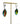 【ドイツ買付】ヴィンテージ SEIBOTH レインボー ガラス ピアス/Vintage SEIBOTH Rainbow Glass Dangle Earrings