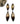 【ドイツ買付】ヴィンテージ SEIBOTH ダークブロンズ イヤリング/Vintage SEIBOTH Dark Bronze Clip On Earrings