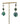 【ドイツ買付】ヴィンテージ SEIBOTH マーブル ガラス ピアス/Vintage SEIBOTH Marble Glass Dangle Earrings