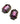 【ドイツ買付】ヴィンテージ SEIBOTH パープル ガラス ビジュー イヤリング/Vintage SEIBOTH Purple Glass Clip On Earrings