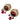 【ドイツ買付】ヴィンテージ SEIBOTH レッド ブラック ビジュー イヤリング/Vintage SEIBOTH Red Black Bijou Clip On Earrings