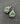 【ドイツ買付】ヴィンテージ SEIBOTH ミントグリーン フローラル ピアス/Vintage SEIBOTH Mint Green Floral Post Earrings