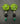【ドイツ買付】ヴィンテージ SEIBOTH グリーン ブラック フラワー イヤリング/Vintage SEIBOTH Green Black Flower Clip On Earrings