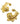 【カナダ輸入】ヴィンテージ アール・ヌーヴォー ゴールド ピアス/Vintage Art Nouveau Gold Post Earrings