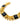 【USA輸入】ヴィンテージ MONET ピラミッド ゴールド ブラック ブレスレット/Vintage MONET Pyramid Gold Black Bracelet