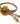 【USA輸入】ヴィンテージ セルロ アンバー フラワー ブレスレット/Vintage SELRO Amber Flower Bracelet