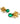 【USA輸入】ヴィンテージ CURTIS エメラルドグリーン イヤリング/Vintage CURTIS Emerald Green Screw Back Earrings