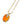 【フランス輸入】ヴィンテージ SPHINX オレンジ エナメル ビジュー ネックレス/Vintage SPHINX Orange Enamel Bijou Necklace