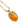 【フランス輸入】ヴィンテージ SPHINX オレンジ エナメル ビジュー ネックレス/Vintage SPHINX Orange Enamel Bijou Necklace