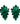 【USA輸入】ヴィンテージ エメラルドグリーン フラワー ピアス/Vintage Emerald Green Flower Post Earrings