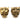 【フランス輸入】ヴィンテージ スフィンクス タイガー ピアス/Vintage SPHINX Tiger Post Earrings
