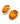 【フランス輸入】ヴィンテージ SPHINX アンバーオレンジ ビジュー イヤリング/Vintage SPHINX Amber Orange Bijou Clip On Earrings