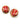 【フランス輸入】ヴィンテージ SPHINX レッド エナメル イヤリング/Vintage SPHINX Red Enamel Clip On Earrings